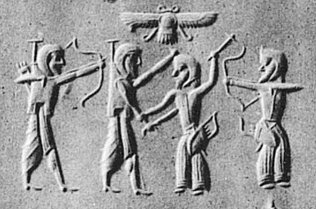 Persian Scythian soldiers