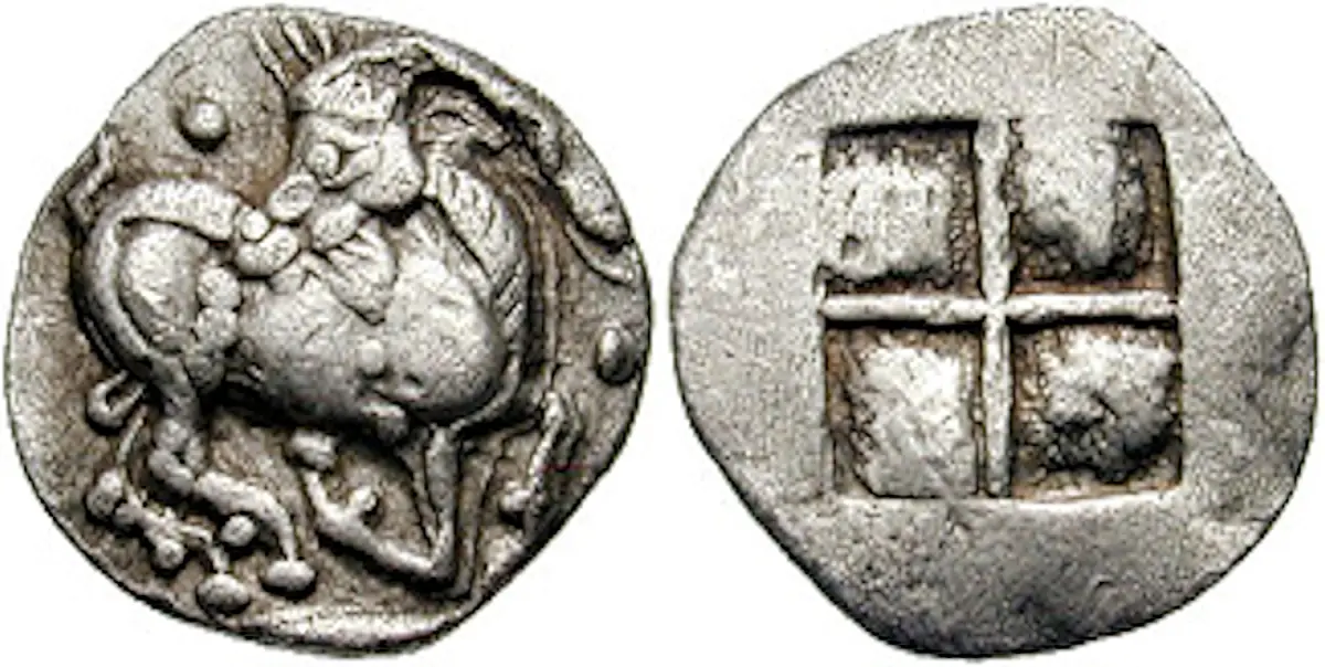 Amyntas I coin