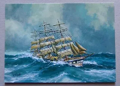 Oh la belle peinture ! Oeuvre de Lislet Les trois mats Franc Chanaral !