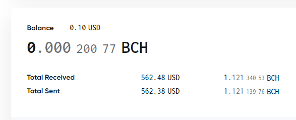 BCH earnings on Read.Cash