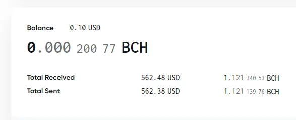 BCH earnings on Read.Cash