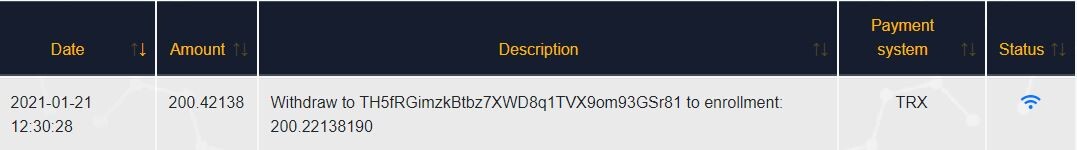 trx payment
