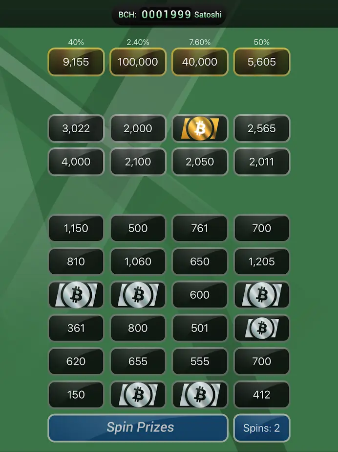 Ruleta de Bitcoin Cash