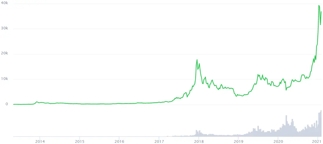 Source: CoinMarketCap, Data was taken on 29 January 2021 by StealthEX