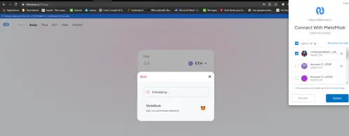 Connect your wallet and signin the platform