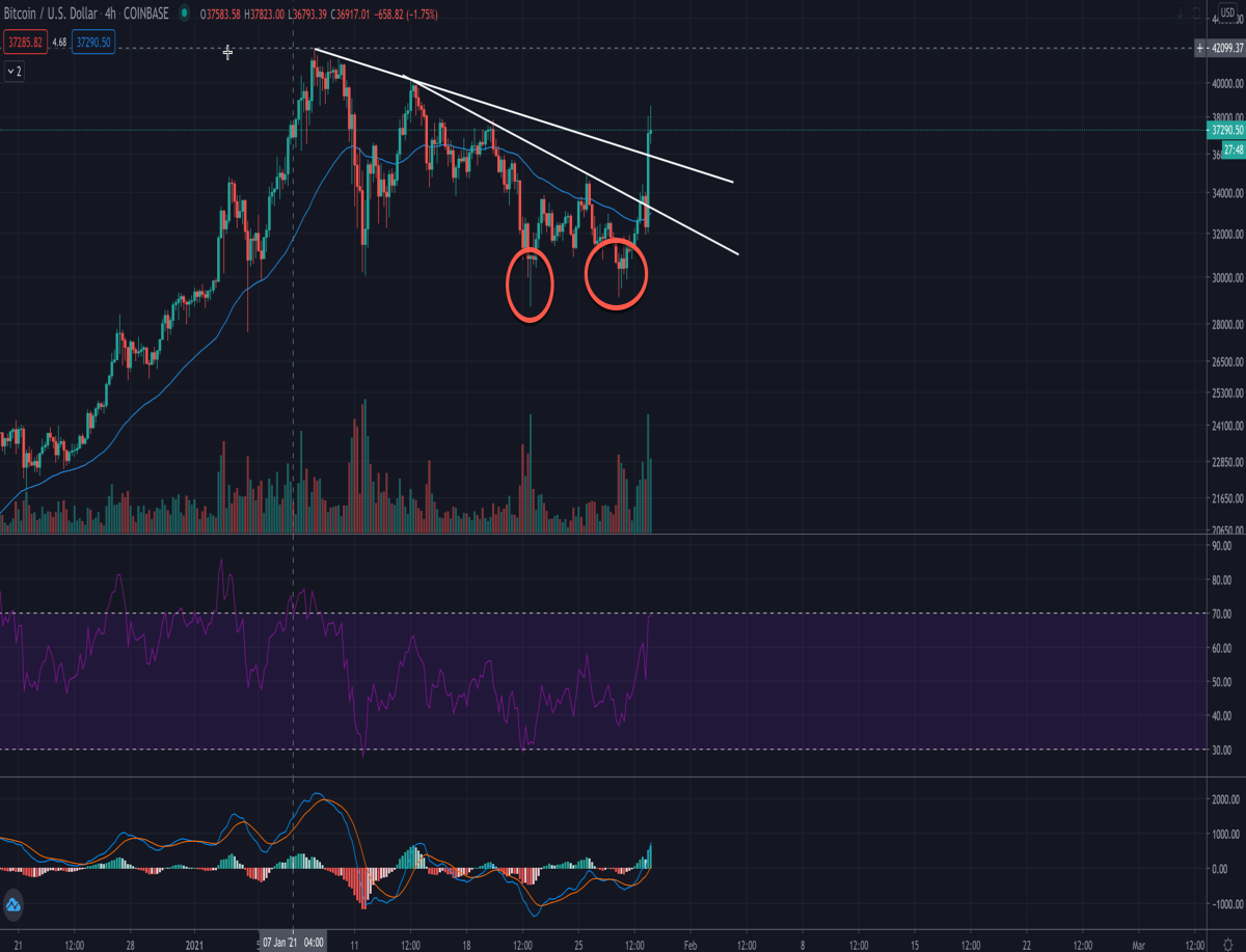 evidence of bitcoin bottom