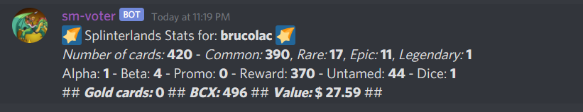 Collection Value
