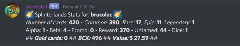 Collection Value
