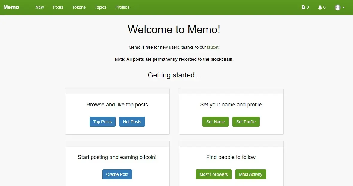 Welcome to memo.cash