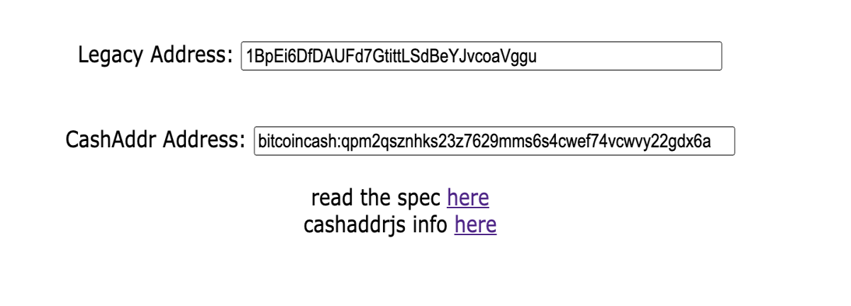 convert address