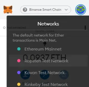 change network metamask