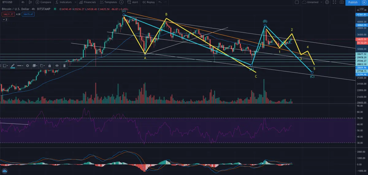 bitcoin wave count