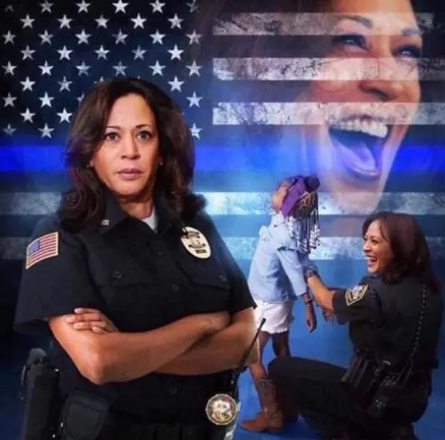 Kamala Harris arresting child