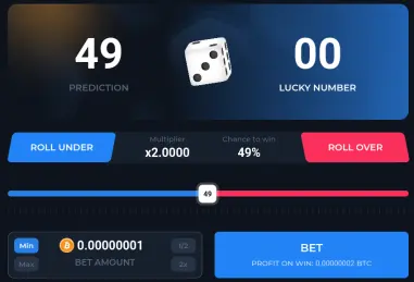 Settings for dice game