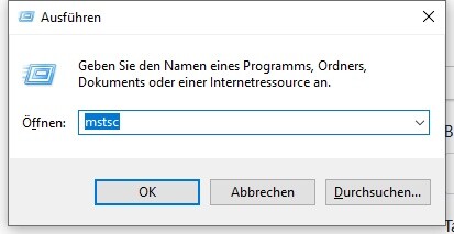 windows key + R