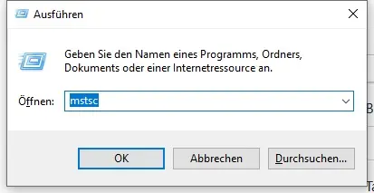 windows key + R