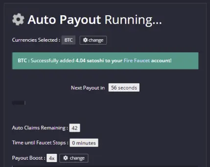payout