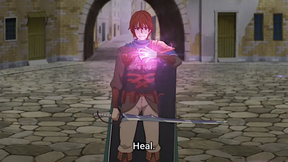 Keyaru using Upgrade Heal to shuffle his stat points.