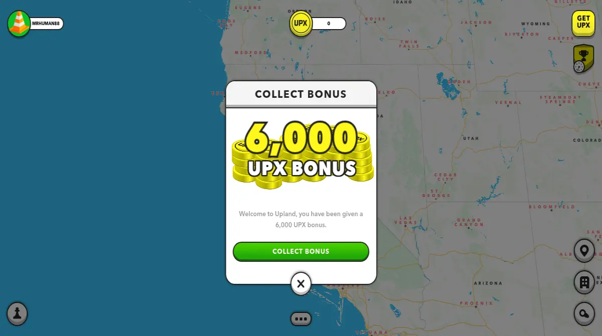 upland referreal bonus 6000 upx
