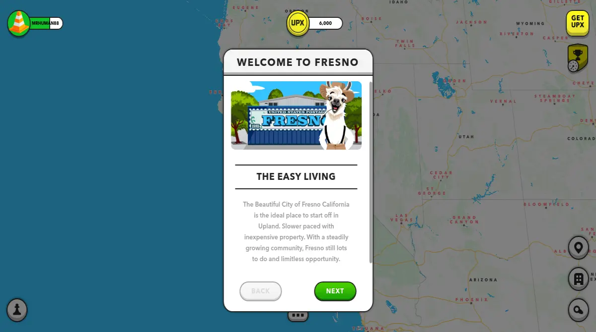 Upland start Fresno splash screen