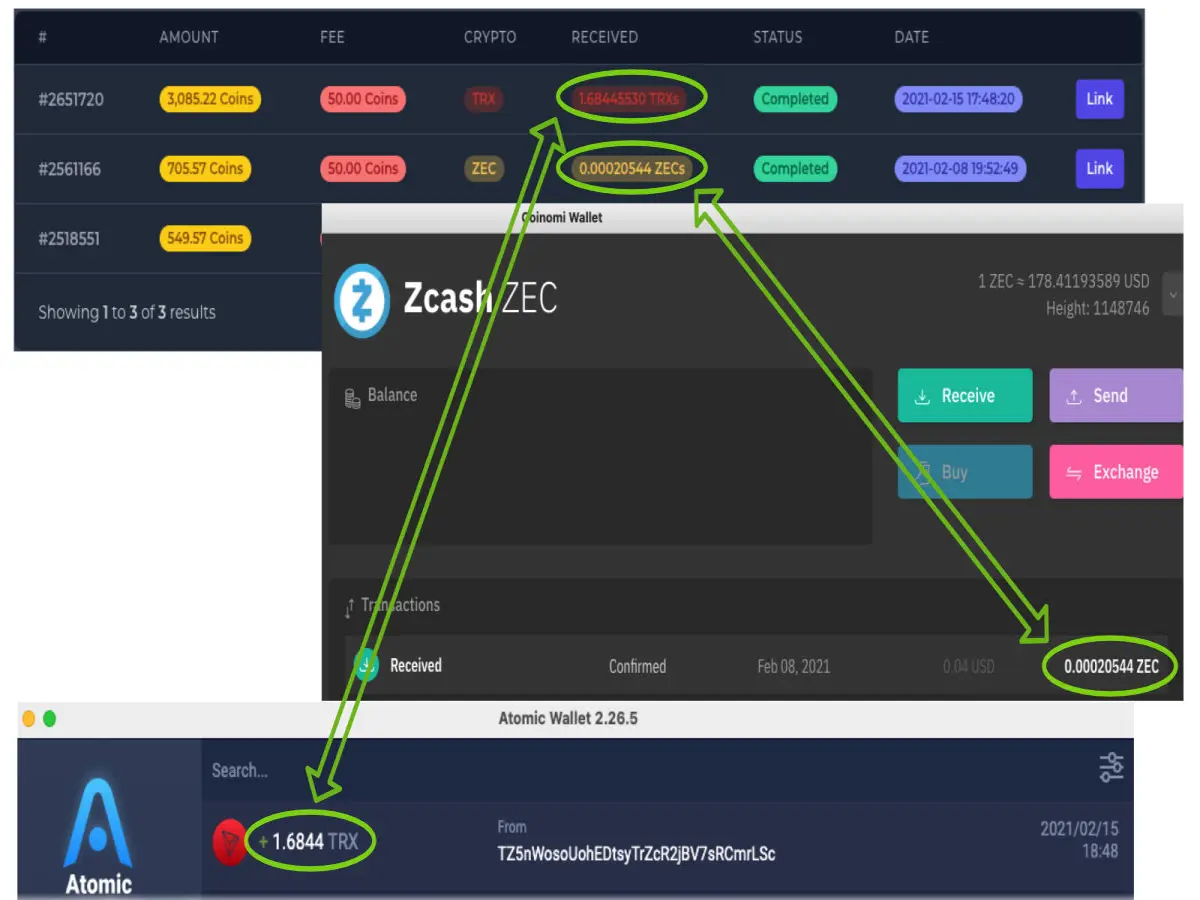 proof of payment