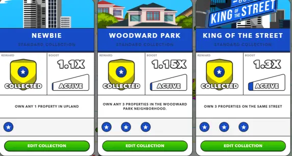 upland collection achievements
