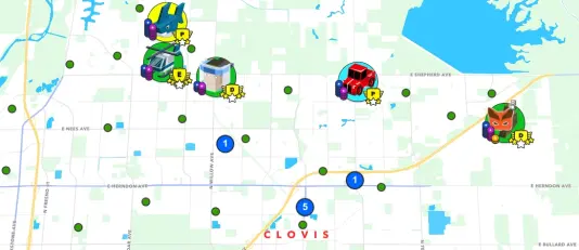 Clovis, California in Upland