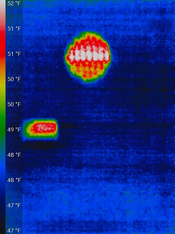White Hive vents in IR