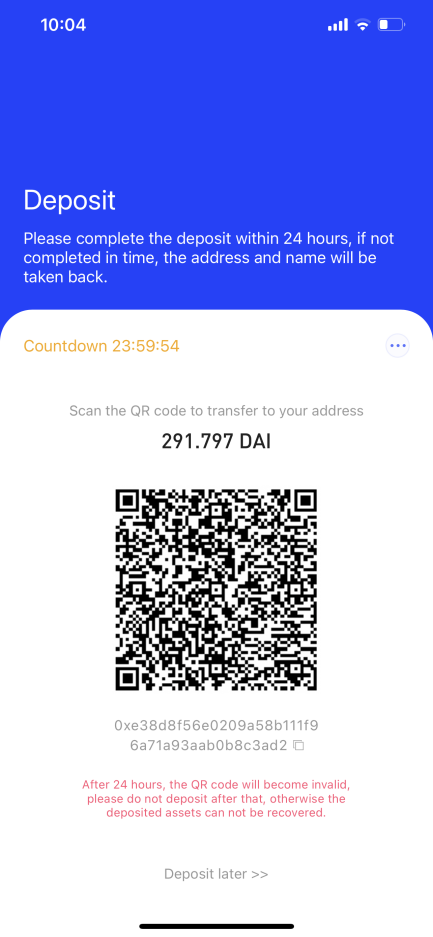 QR Code for Payment