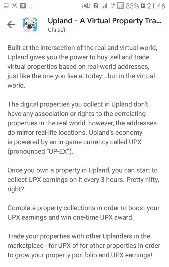 Upland Instructions