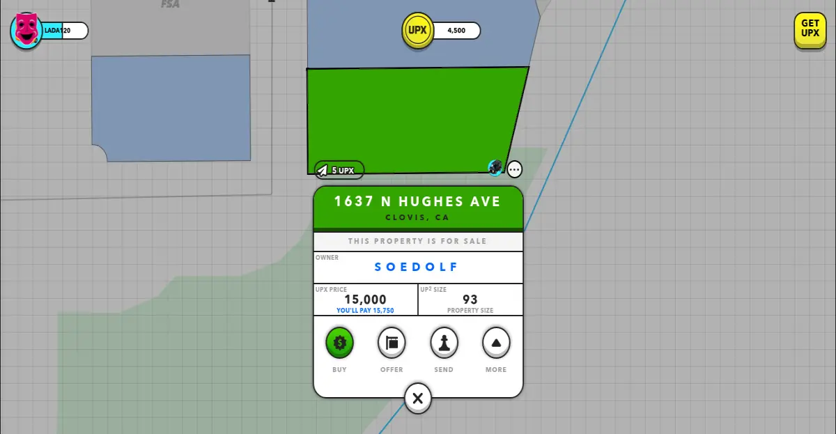 Upland Property Card