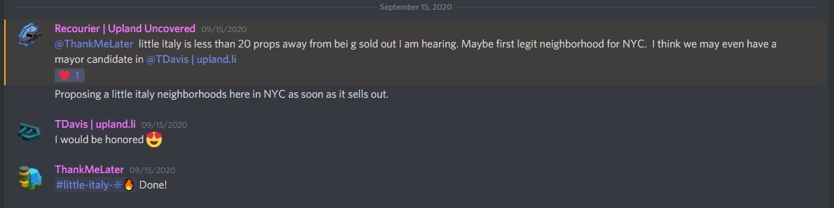 Discord Mayoral Nomination