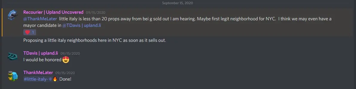 Discord Mayoral Nomination