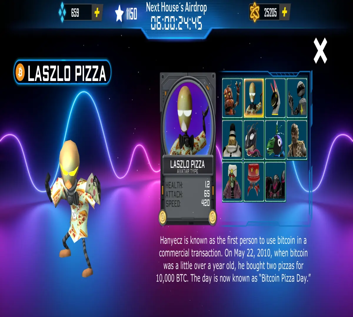 House of Crypto - House Bitcoin Avatar - Laszlo Pizza