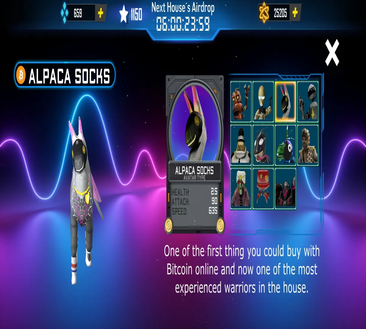 House of Crypto - House Bitcoin Avatar - Alpaca Socks