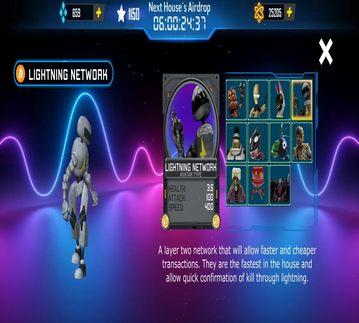 House of Crypto - House Bitcoin Avatar - Lightning Network