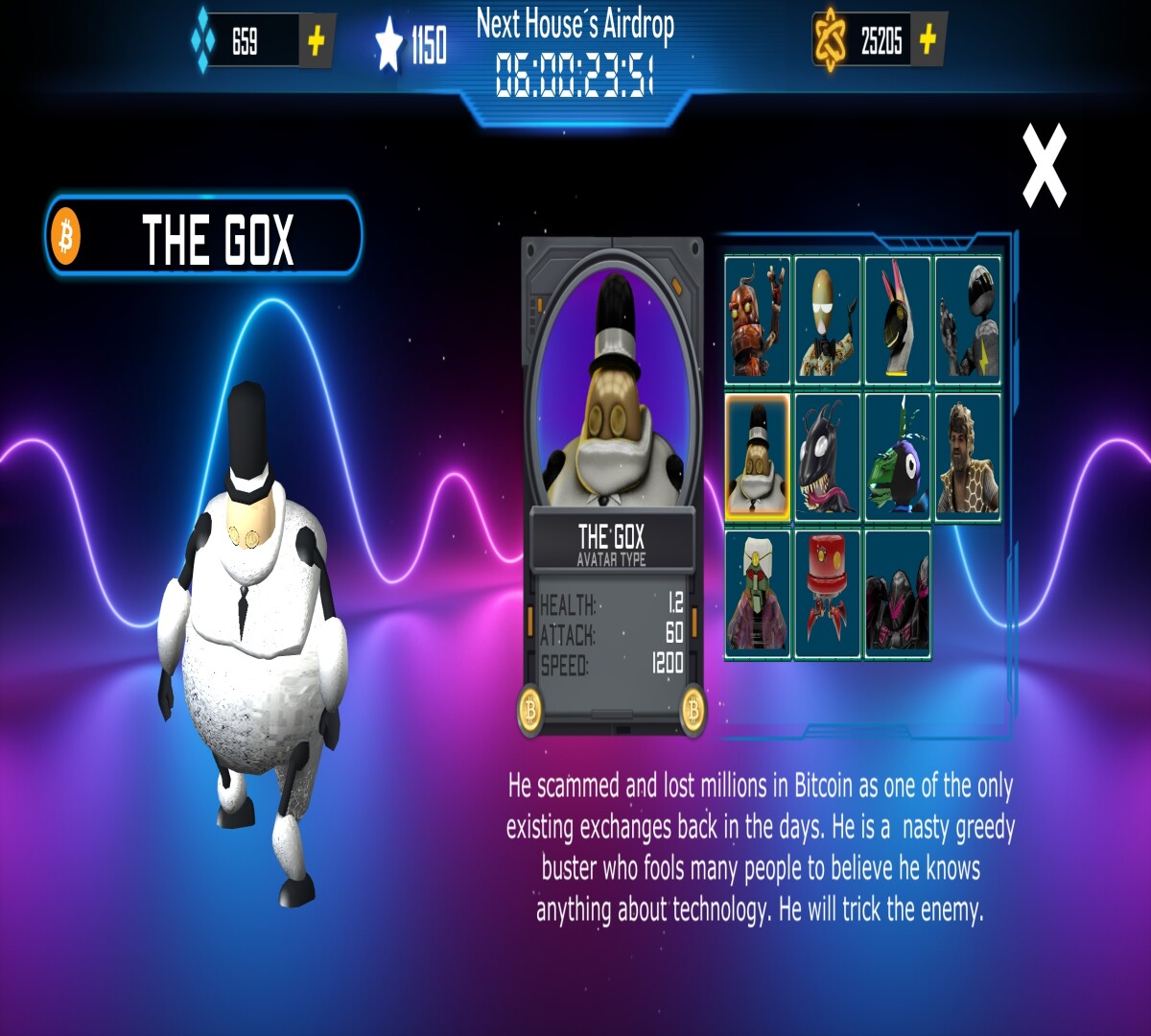 House of Crypto - House Bitcoin Avatar - The Gox