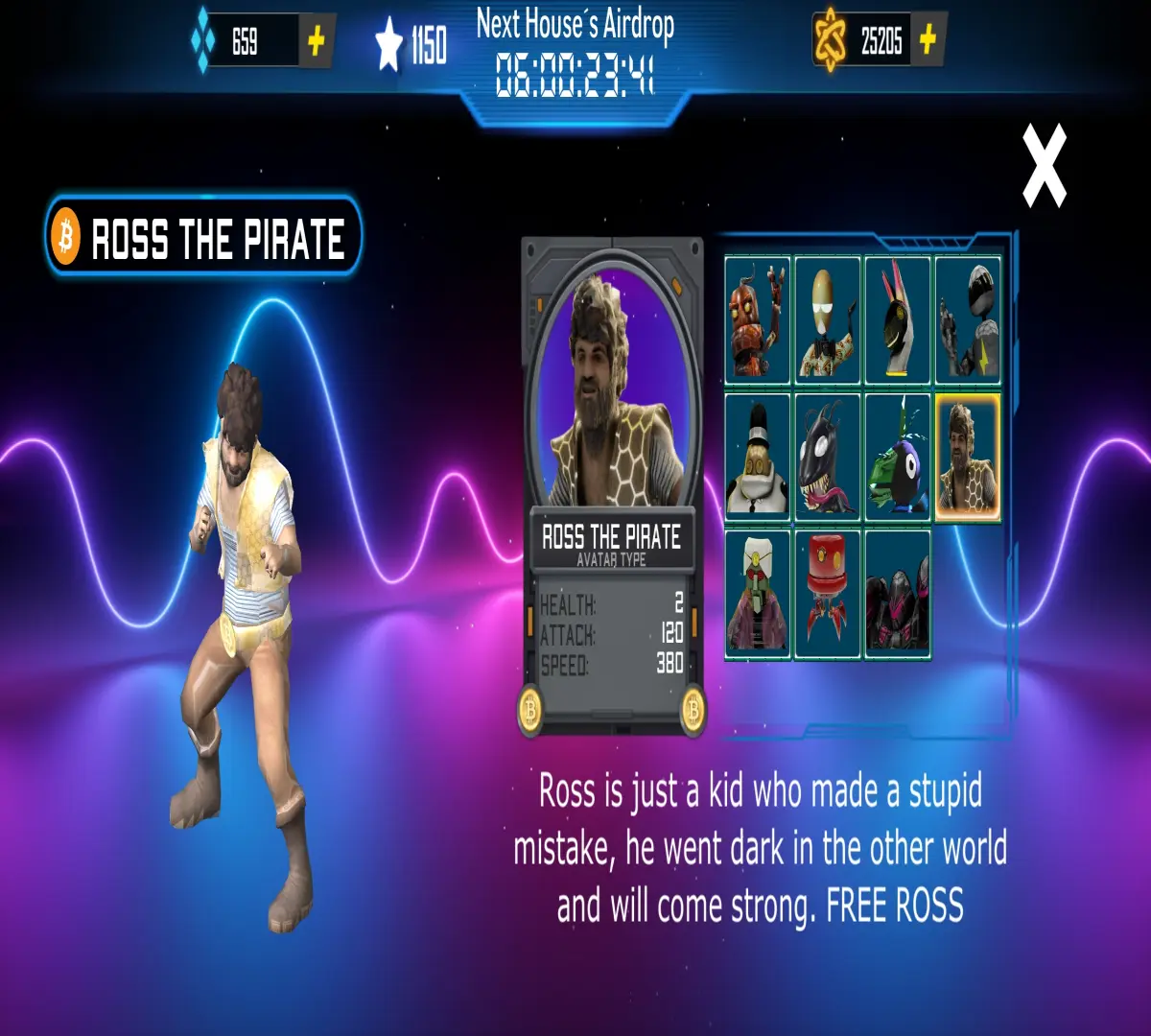 House of Crypto - House Bitcoin Avatar -Ross the Pirate