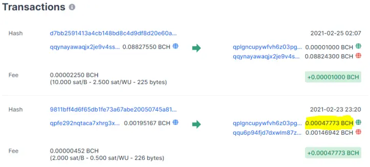transactions