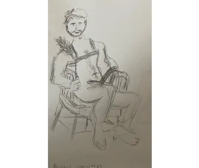 Briden: 10-minute timed pencil sketch