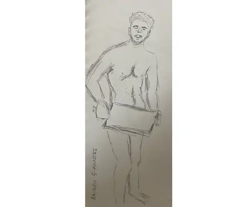 Briden: 5-minute timed pencil sketch