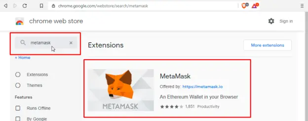 chrome store