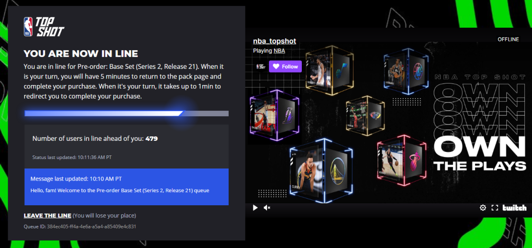 NBATopShot Base Set Series 2, Release 21
