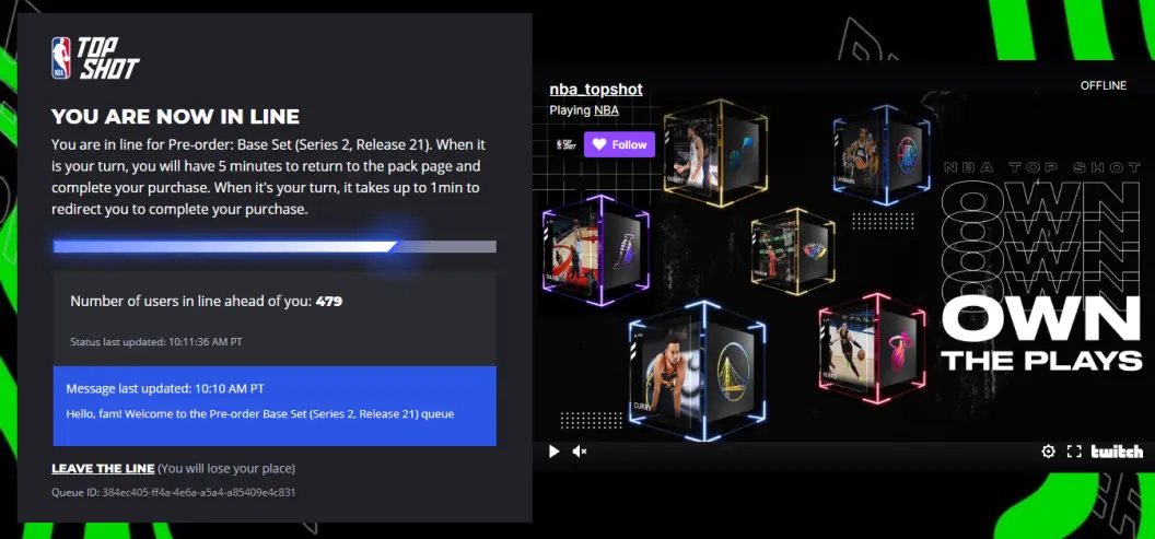 NBATopShot Base Set Series 2, Release 21