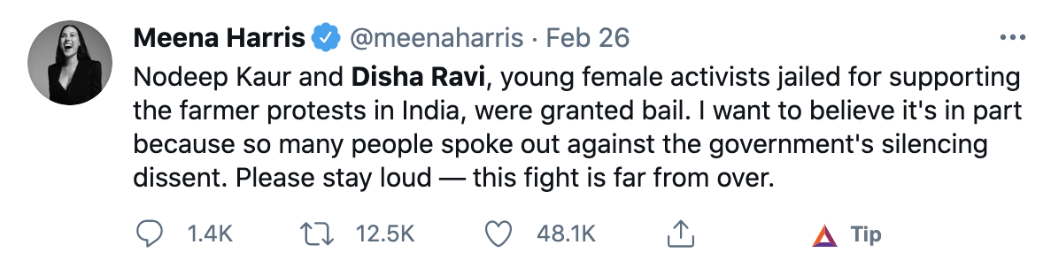 disha ravi, india, farm laws, climate activist, toolkit