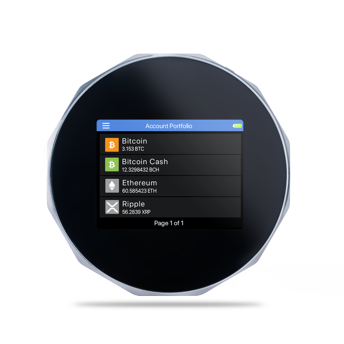 SecuX V20 crypto wallet