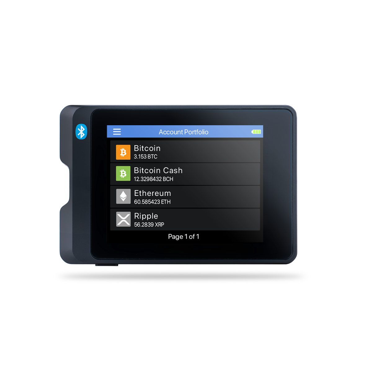 SecuX W20 crypto wallet