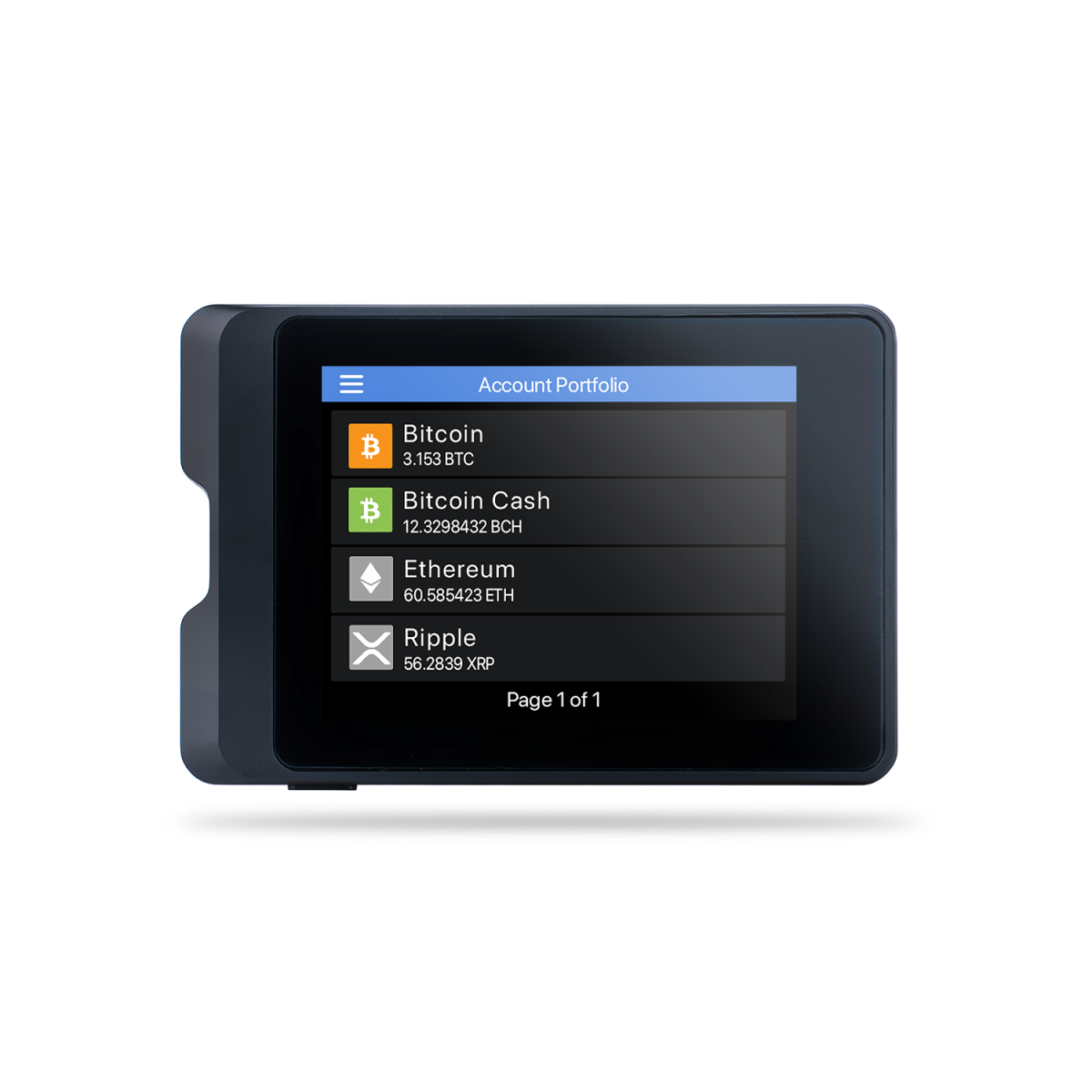 SecuX W10 crypto wallet