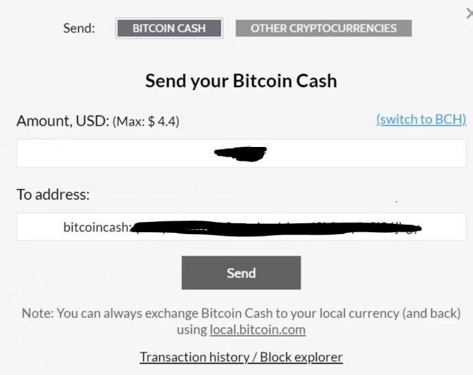 Read.cash wallet
