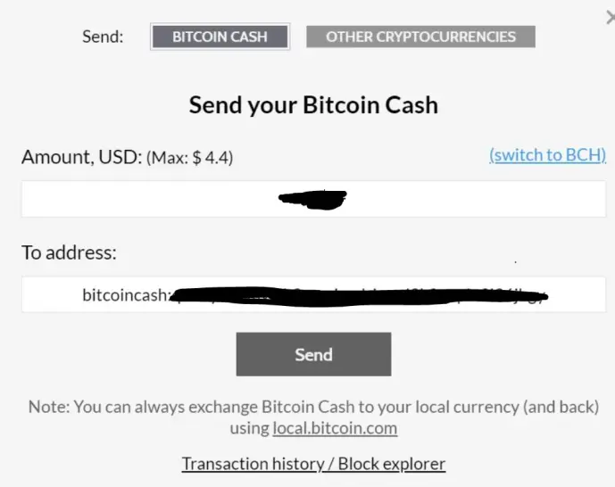 Read.cash wallet